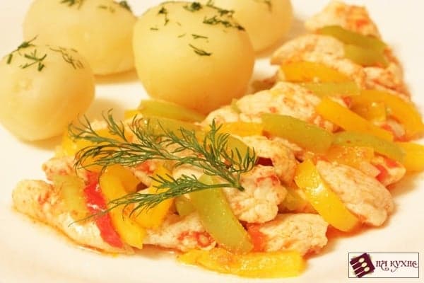 Острый куриный паприкаш