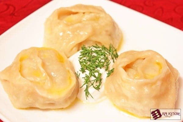 Манты с мясом