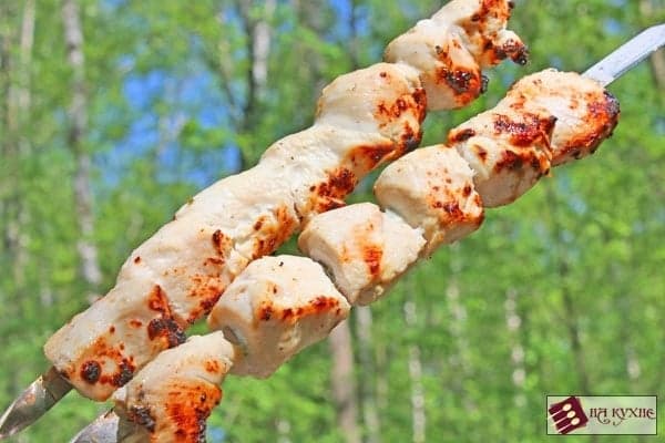 Шашлык из курицы на кефире "Нежнейший"