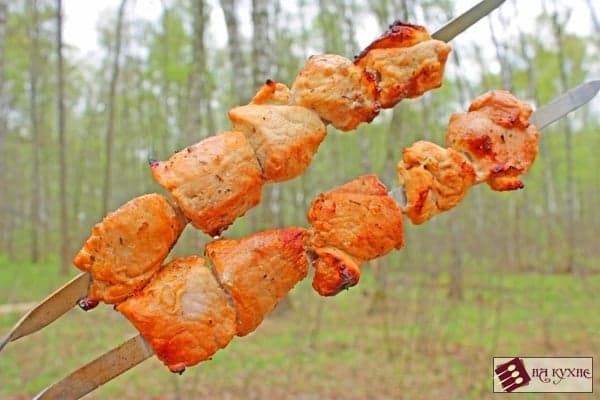 Шашлык из свинины, маринованный в уксусе "Классический"