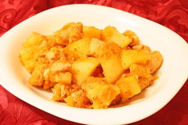 Жаркое из картофеля с курицей