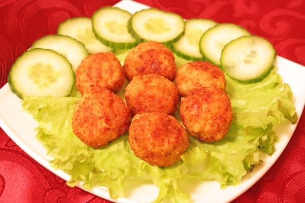 Мясные шарики из индейки с сыром