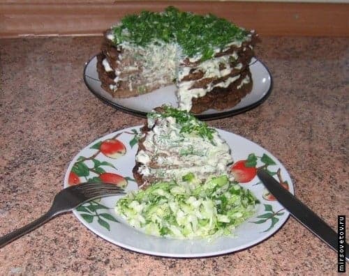 Печеночный торт