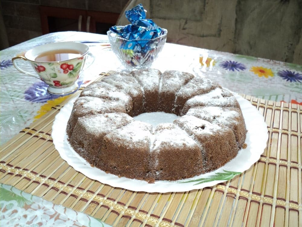 Кекс с имбирем и апельсинами