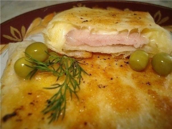 Конвертики из лаваша