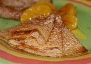 Блинчики с мандаринами