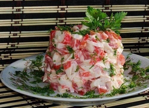 Салат "Красное море"