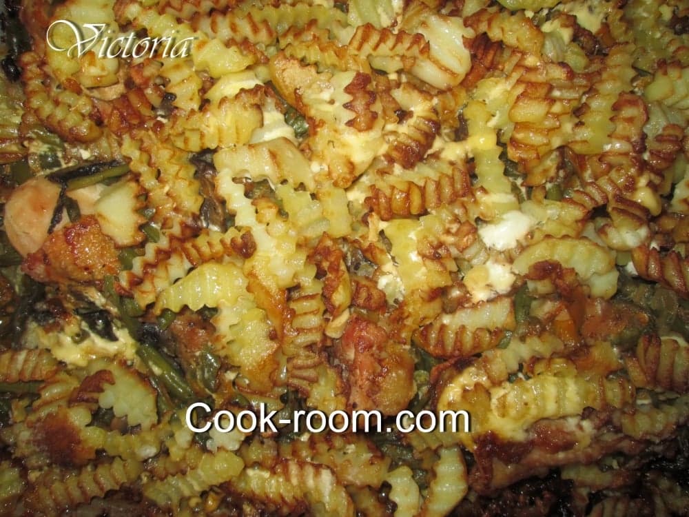 Овощное рагу с курицей