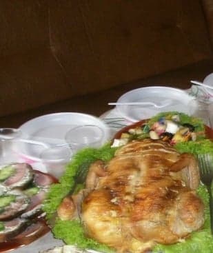 Курица фаршированная
