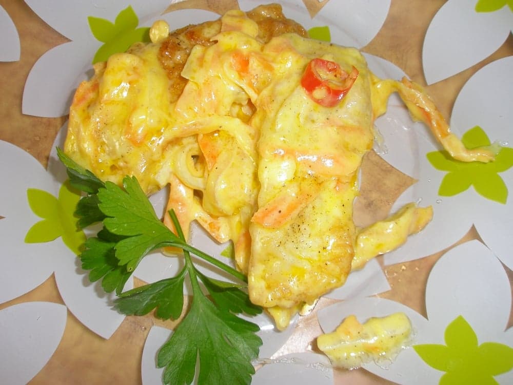 Рыба с овощами