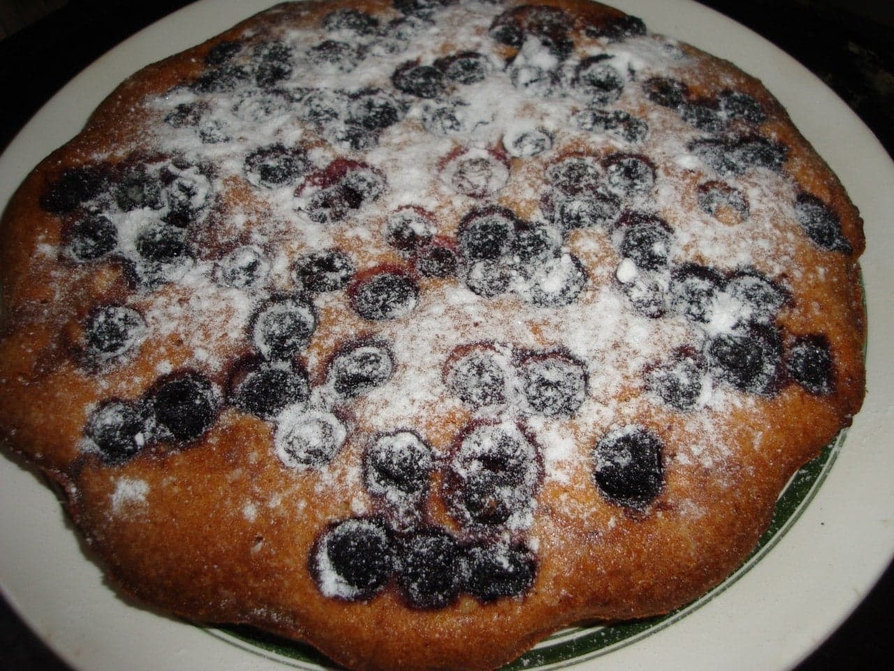 Пирог с ежевикой
