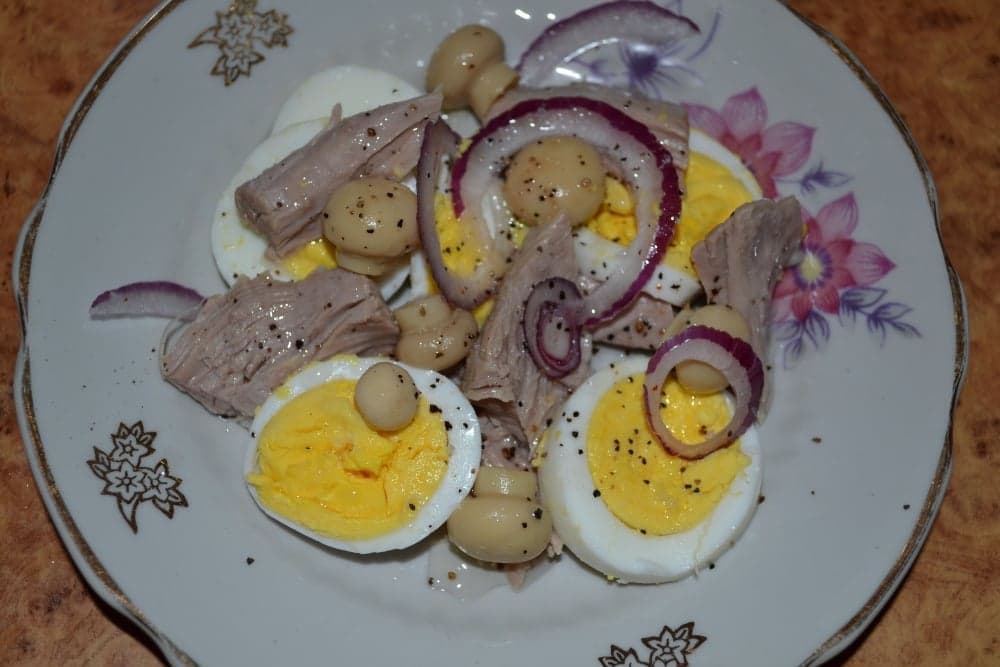 Салат с телятиной