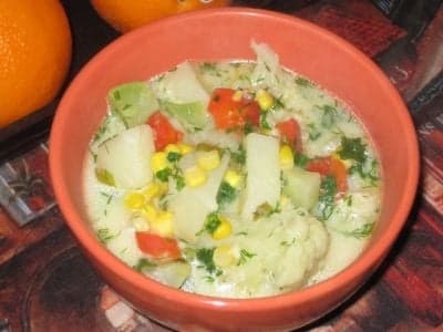 Американский овощной суп