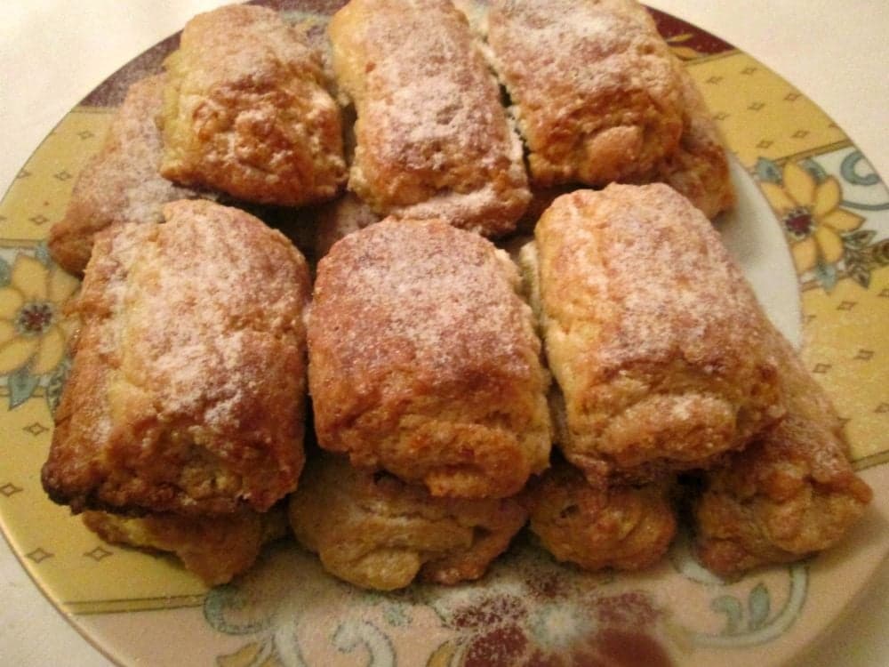 Творожное печенье с апельсиновой цедрой