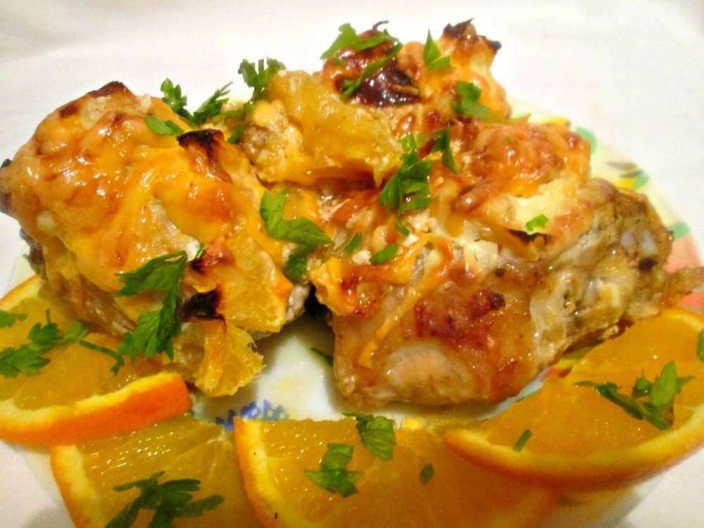 Курица с апельсинами