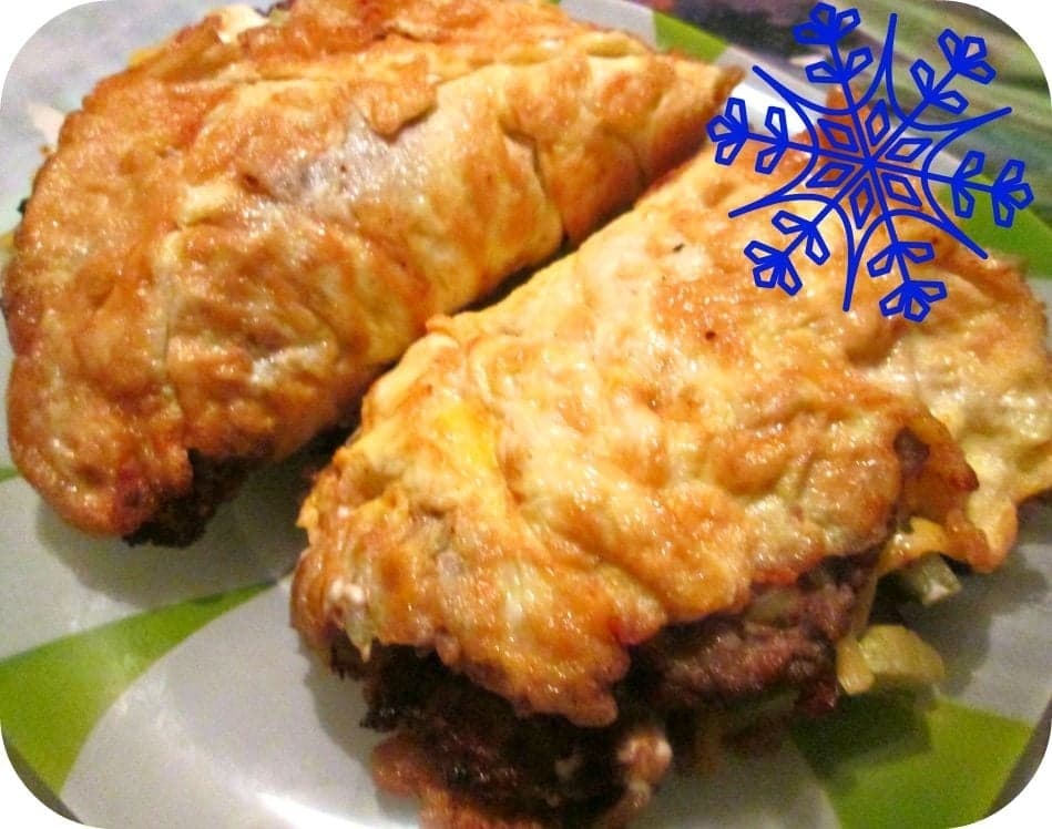 Мясной бризоль с овощной начинкой