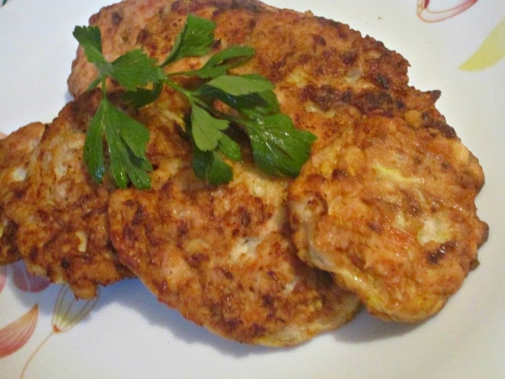 Кабачково-куриные оладья