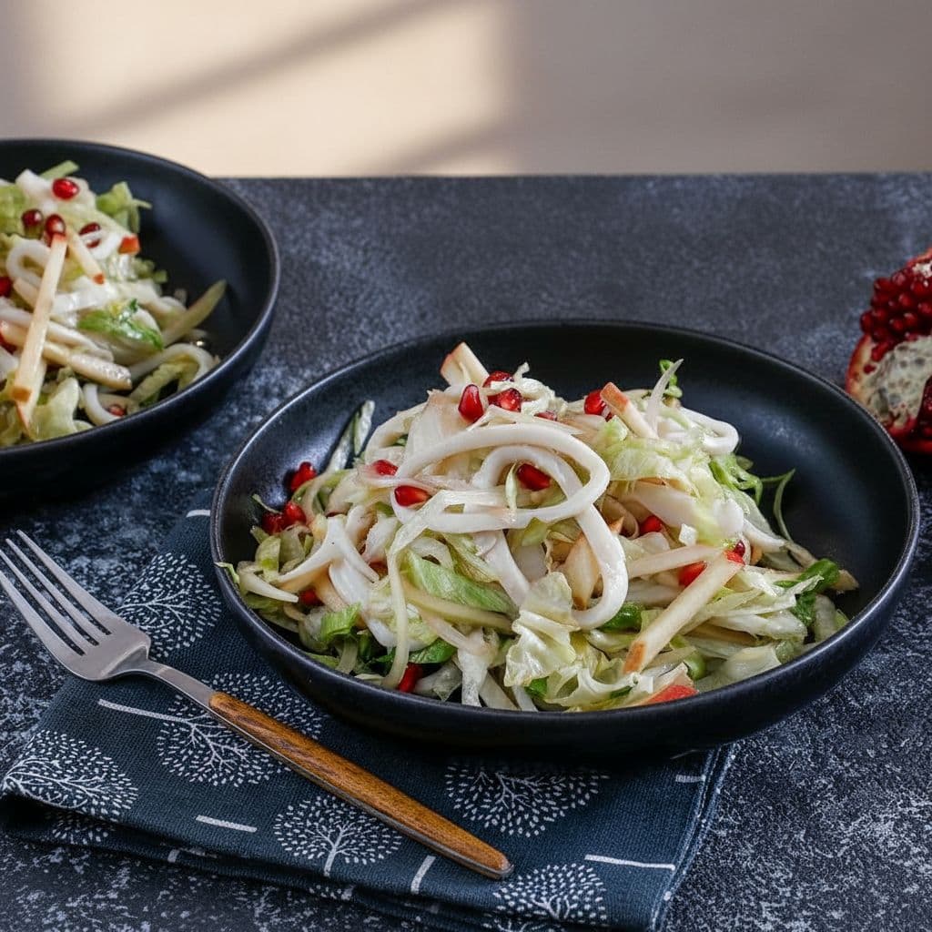 Салат с кальмарами без яиц