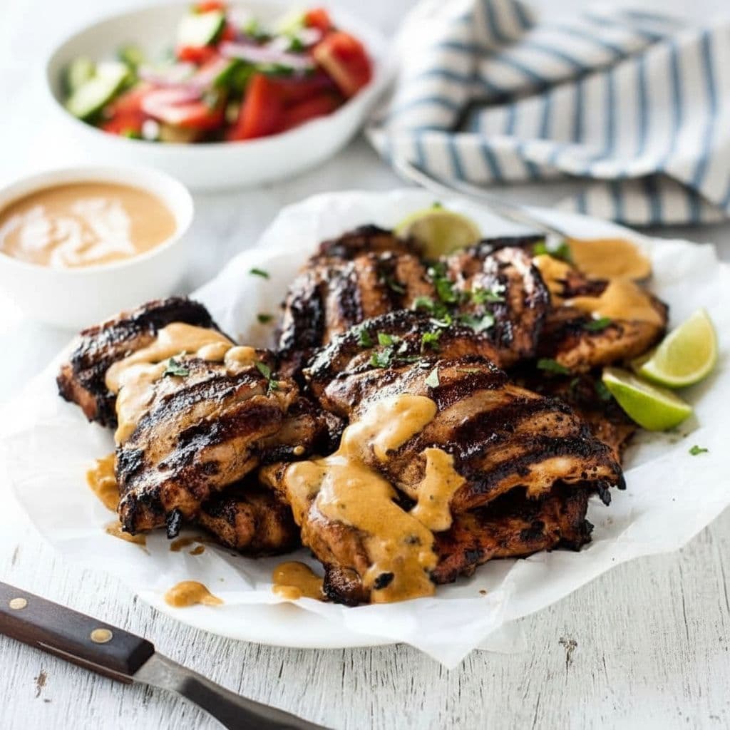 Курица в кокосовом маринаде (гриль или сковорода)