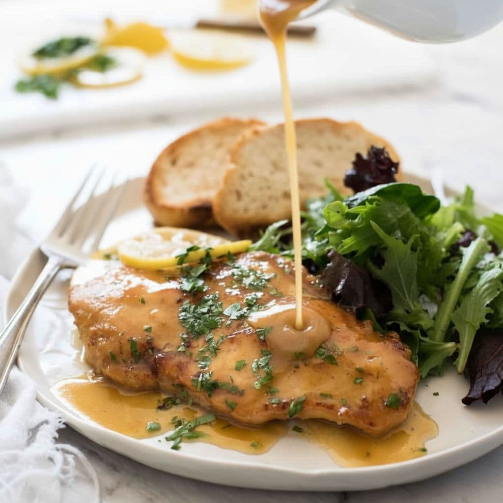 Курица с медово-лимонным соусом