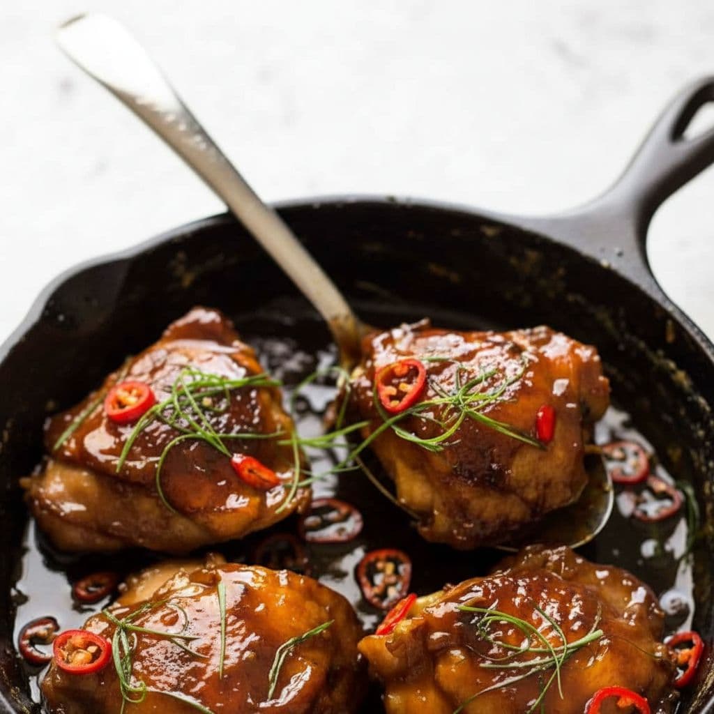 Вьетнамская курица в кокосовой карамели