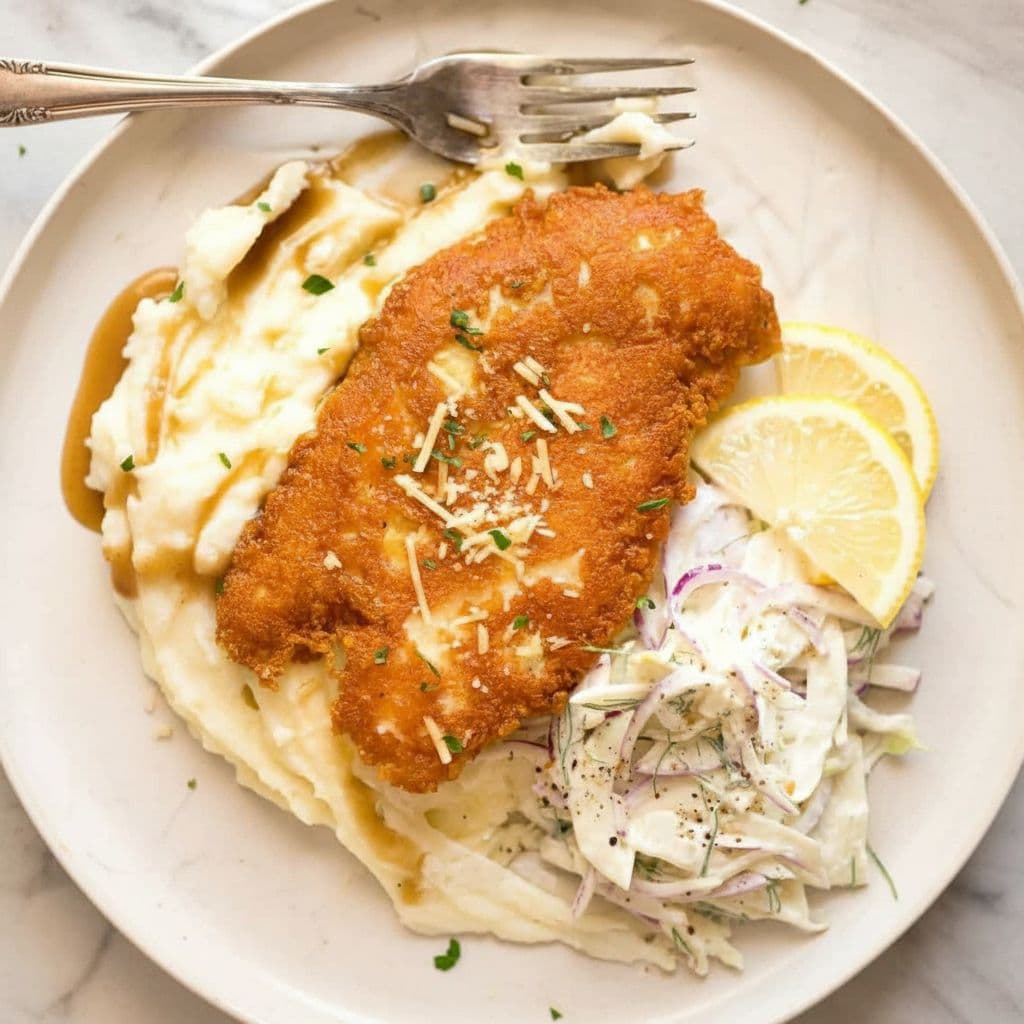 Куриная грудка в хрустящей пармезановой корочке