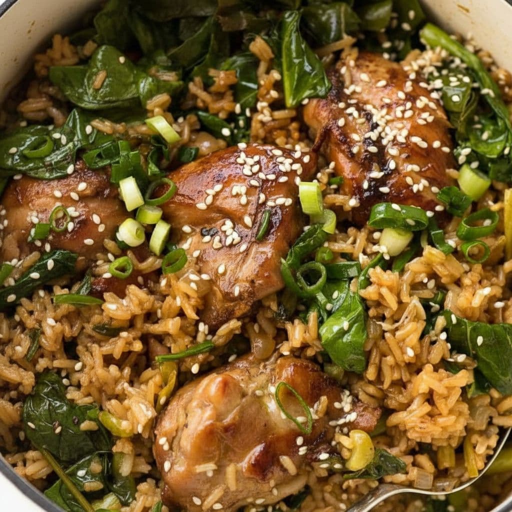 Курица с рисом по-китайски в одной кастрюле