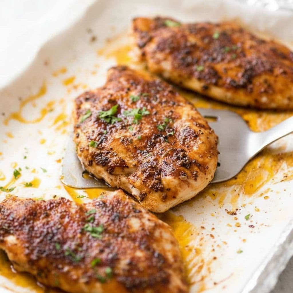 Запечённая куриная грудка в духовке