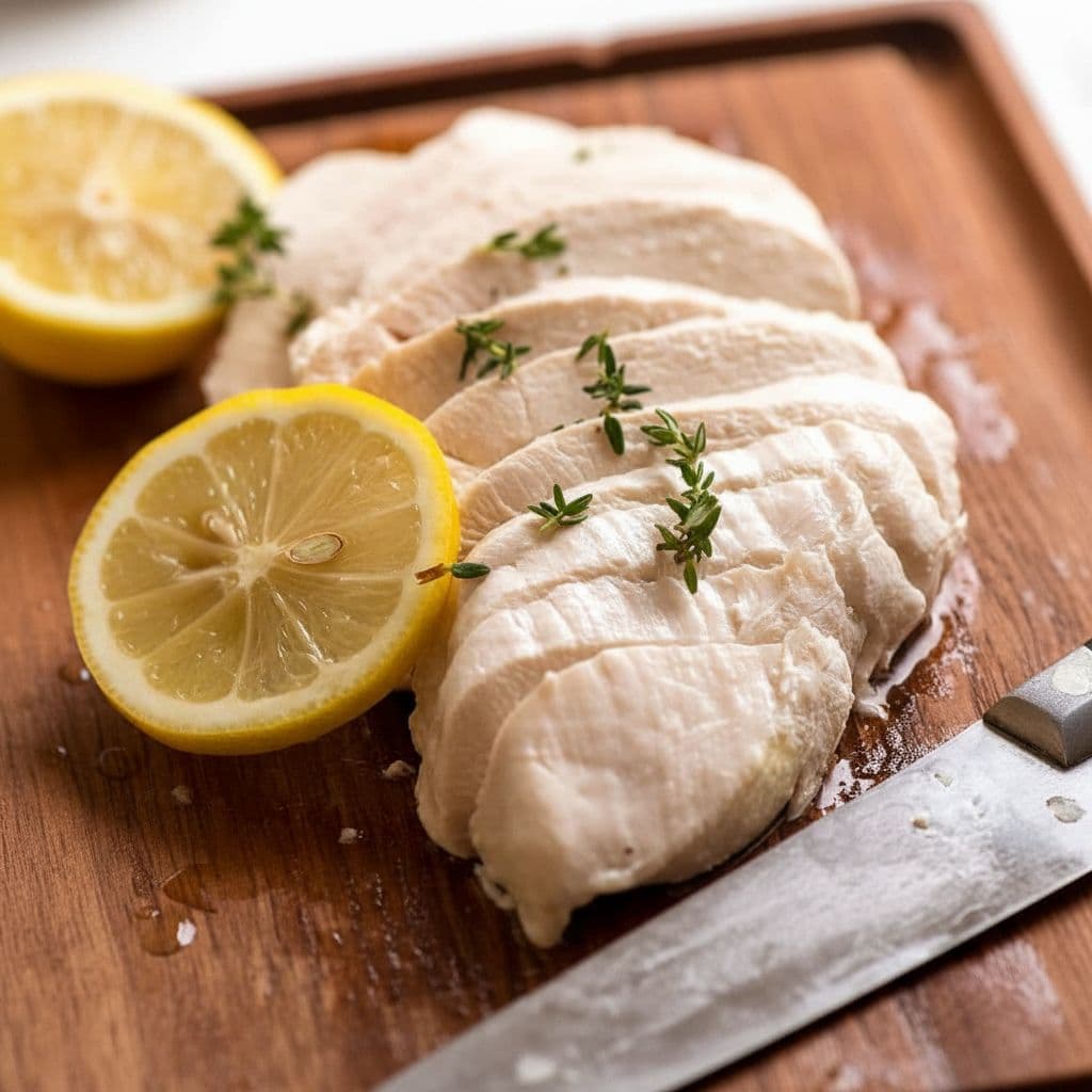 Пашированная куриная грудка — сочная всегда