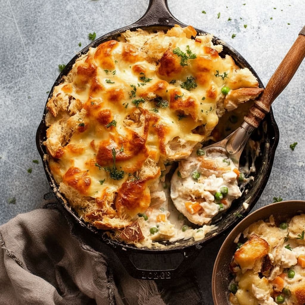 Пирог с индейкой из остатков мяса