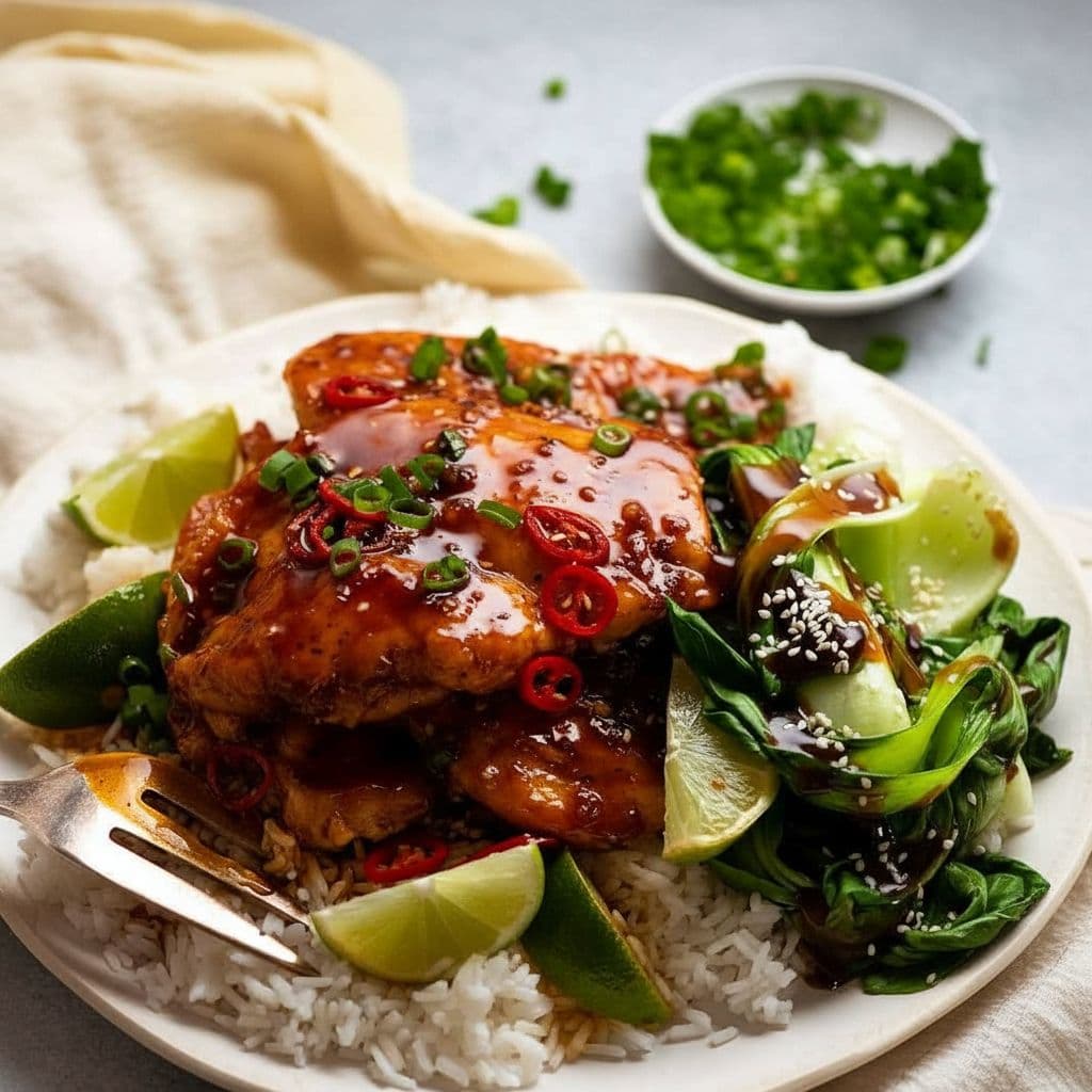 Азиатская курица с чили