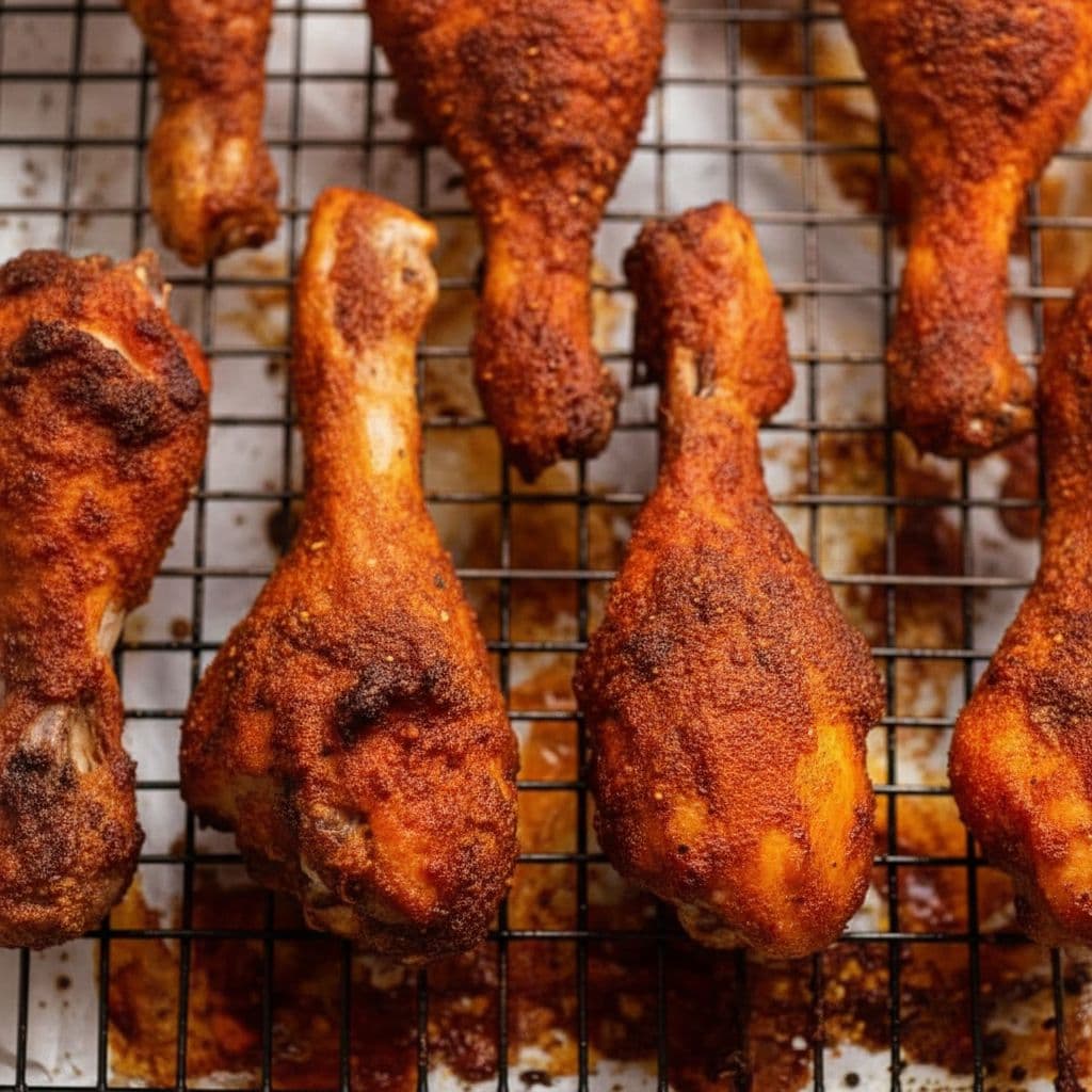 Хрустящие куриные голени в духовке