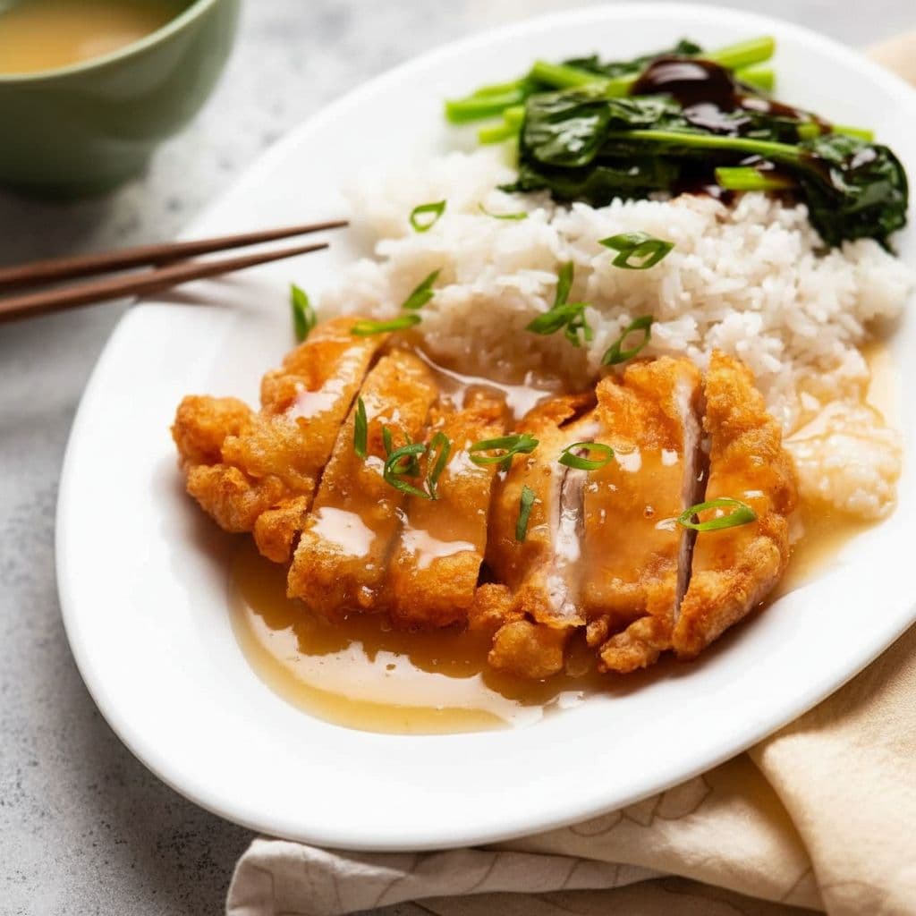 Хрустящая китайская курица с лимонным соусом