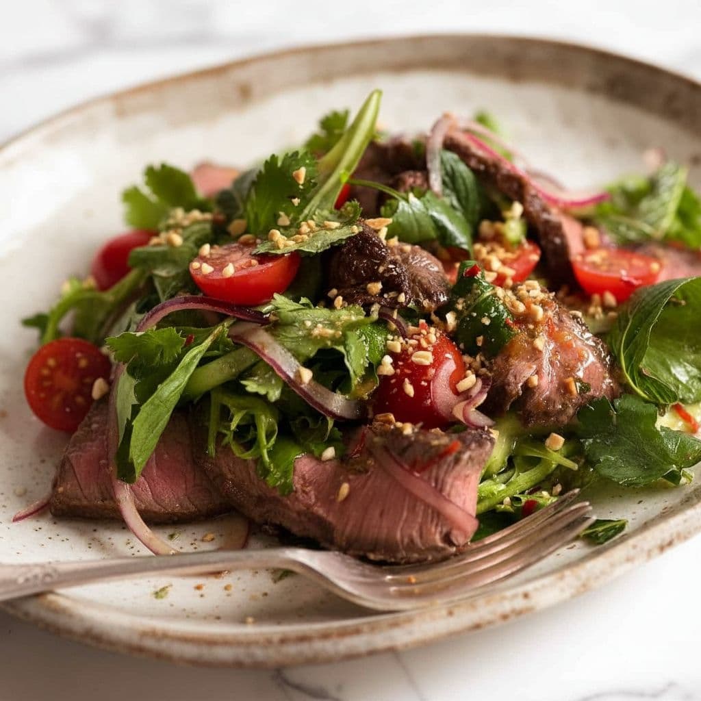 Тайский салат с говядиной