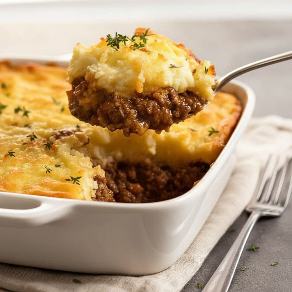 Коттедж пай (пастуший пирог с говядиной)