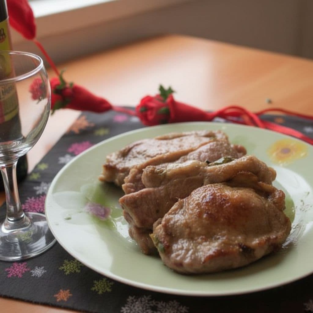 Праздничные зимние отбивные