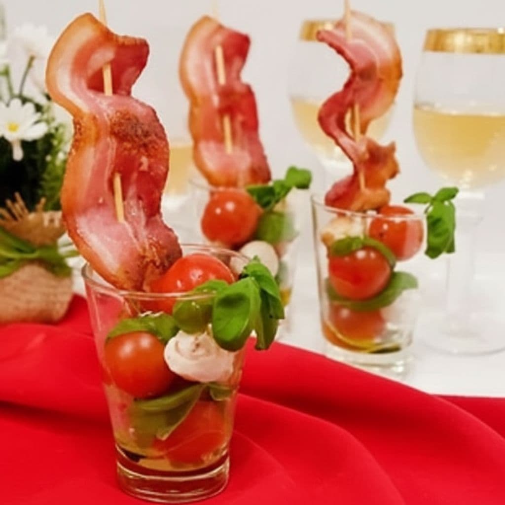 Веррины «Капрезе» с беконом