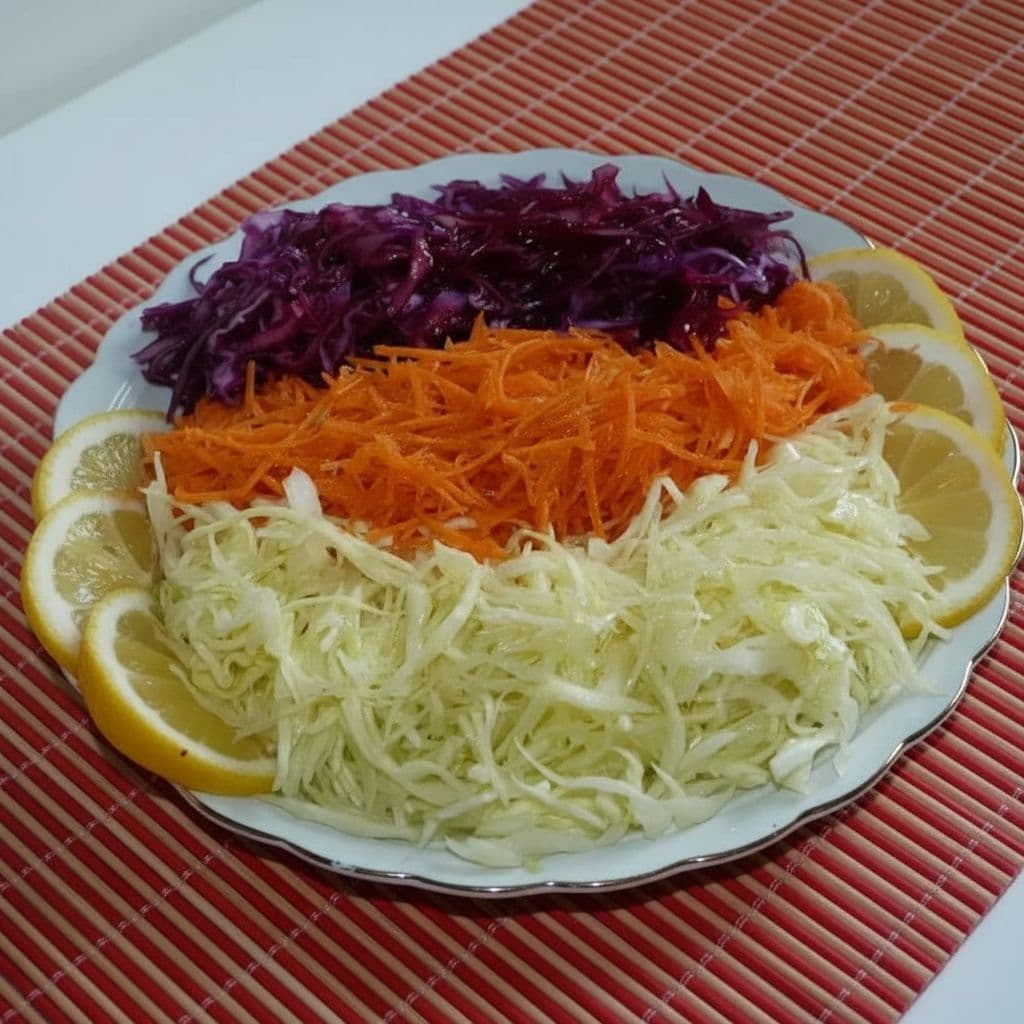 Свежий трёхцветный салат