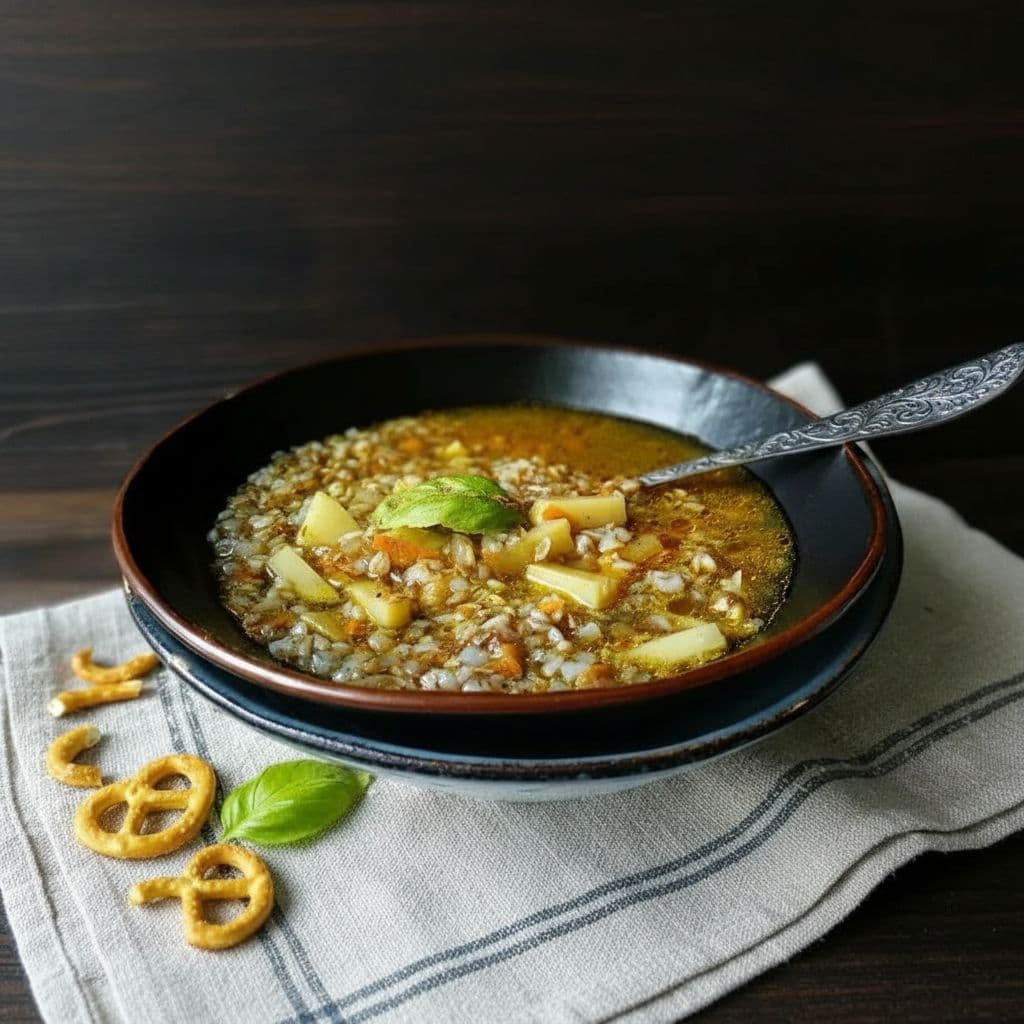 Суп с гречкой и картошкой