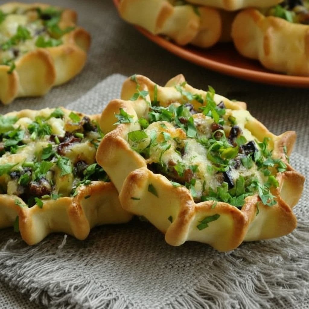 Шанежки с картошкой и грибами