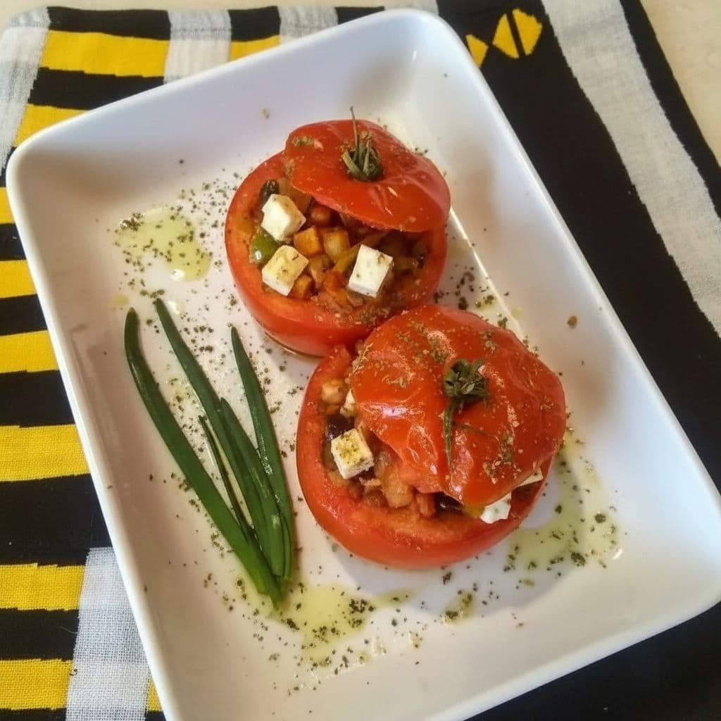 Фаршированные помидоры «Разноцветные ярмарки»