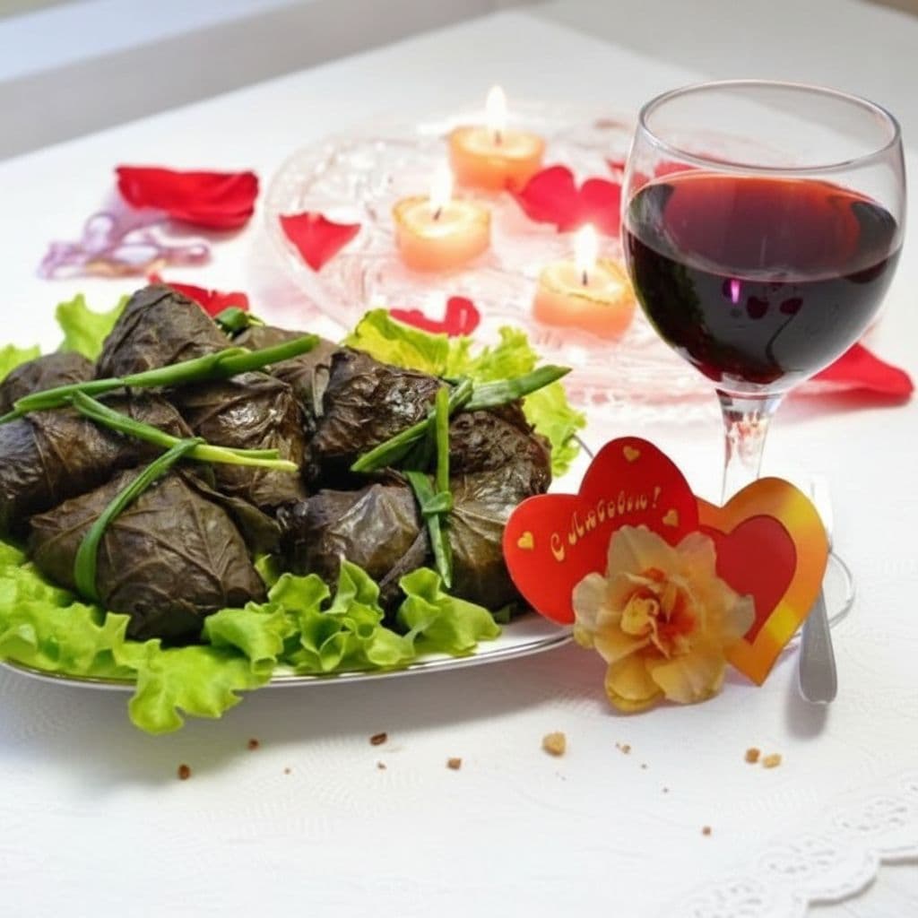 Виноградные улитки из семги