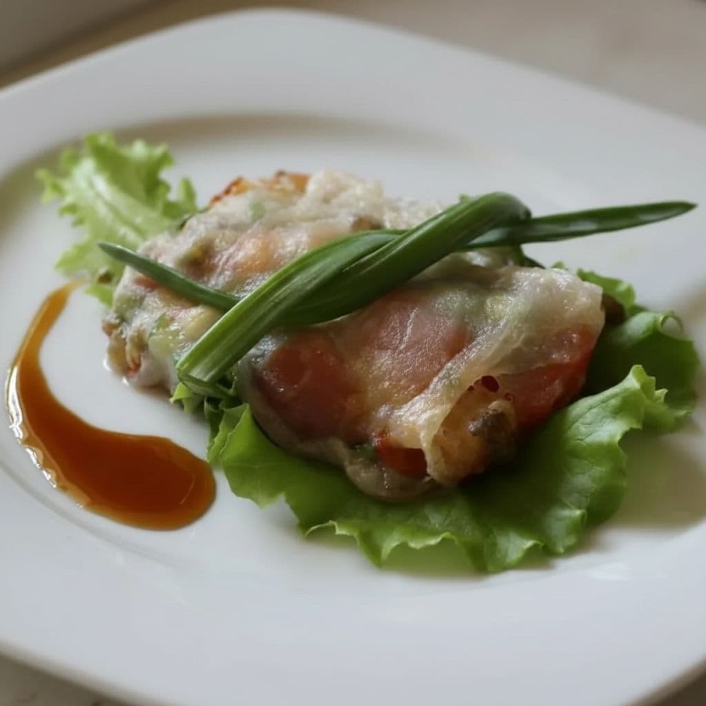 Жареные спринг-роллы с фасолью "Маш"