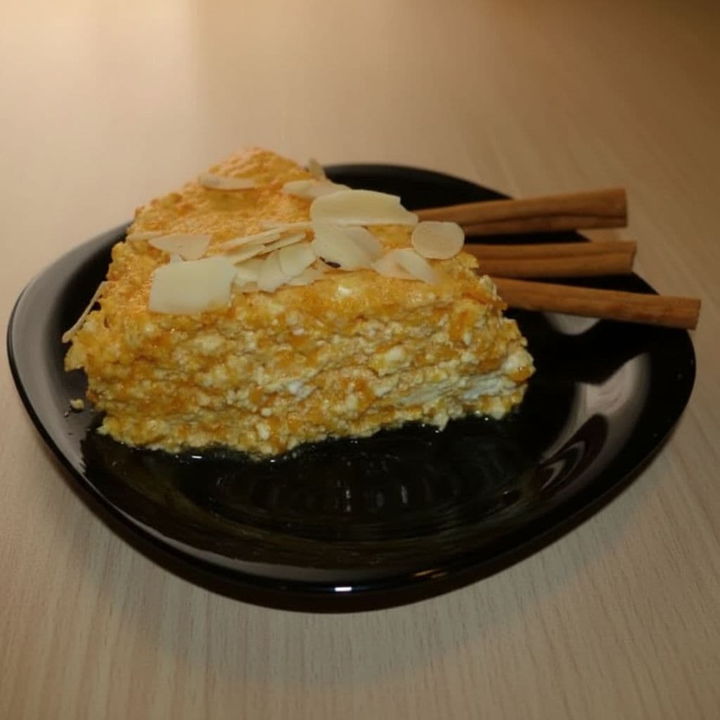 Творожная запеканка с тыквой в духовке