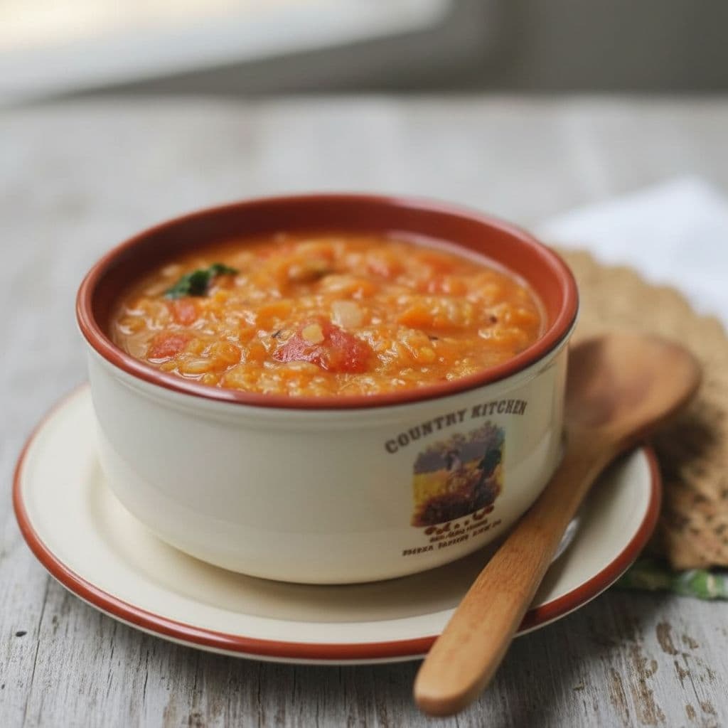 Самбар с тыквой и помидорами