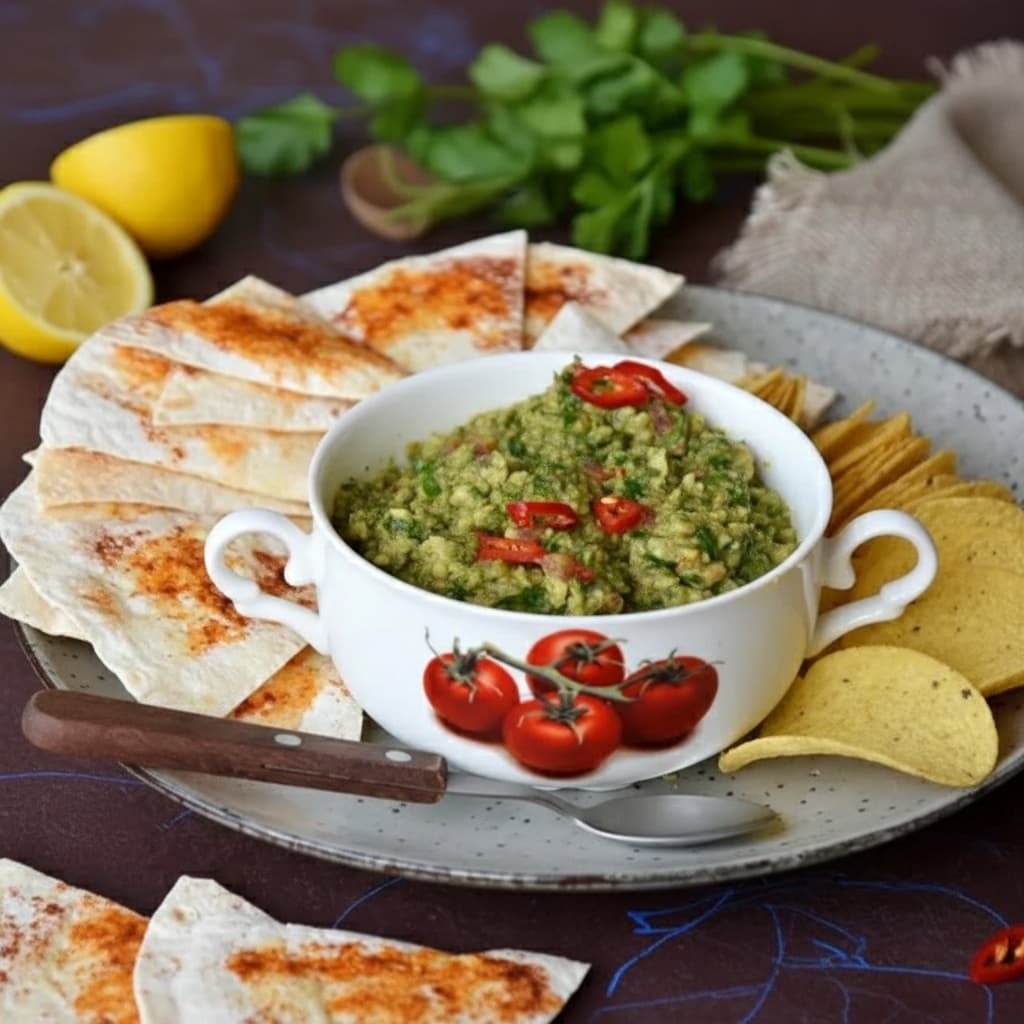 Мексиканский соус гуакамоле из авокадо