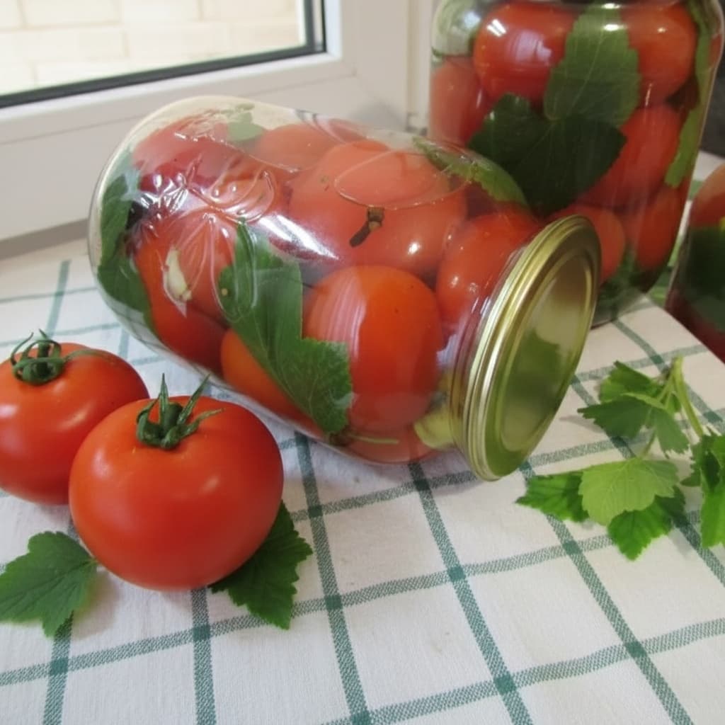Бланшированные консервированные помидоры на зиму