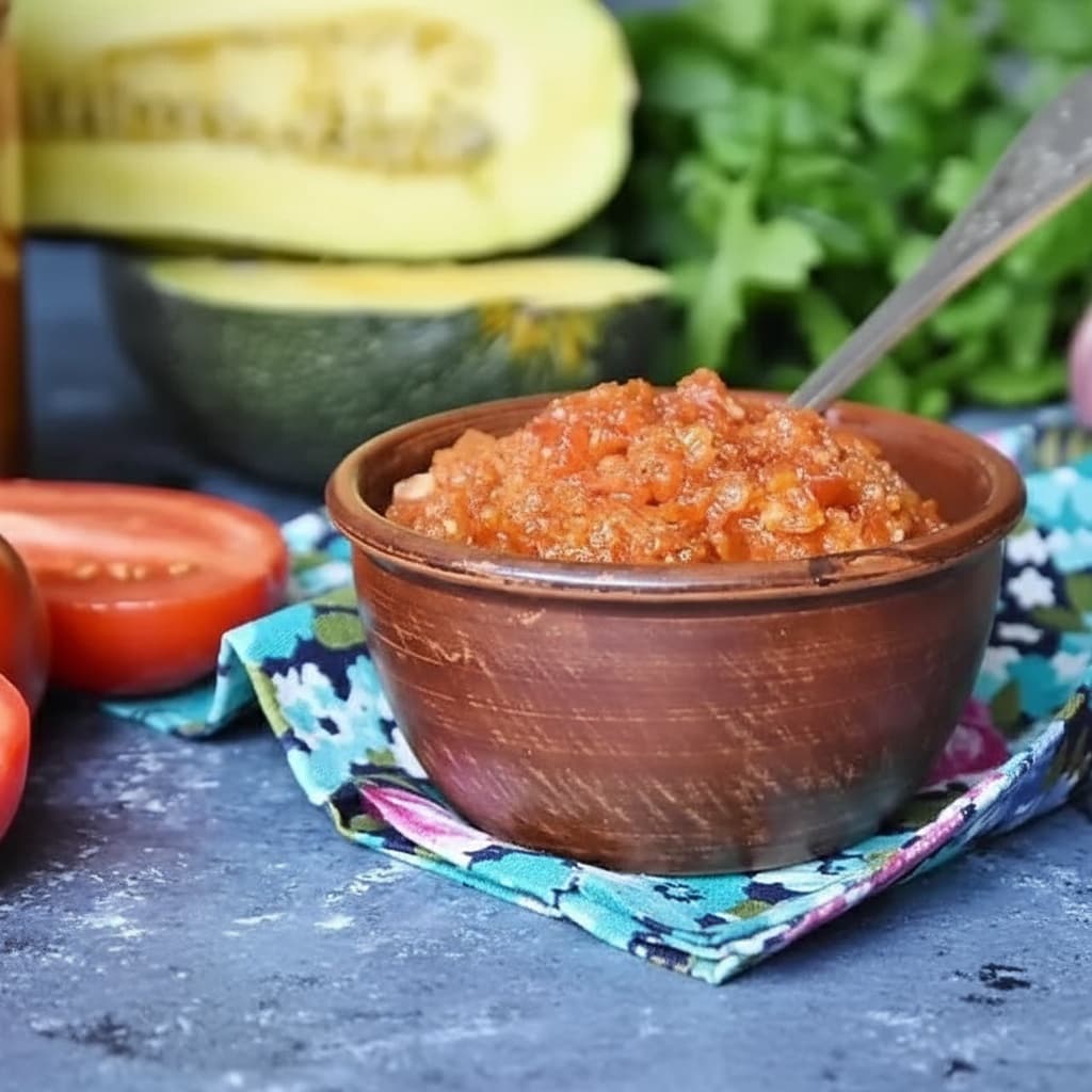 Аджика из кабачков на зиму