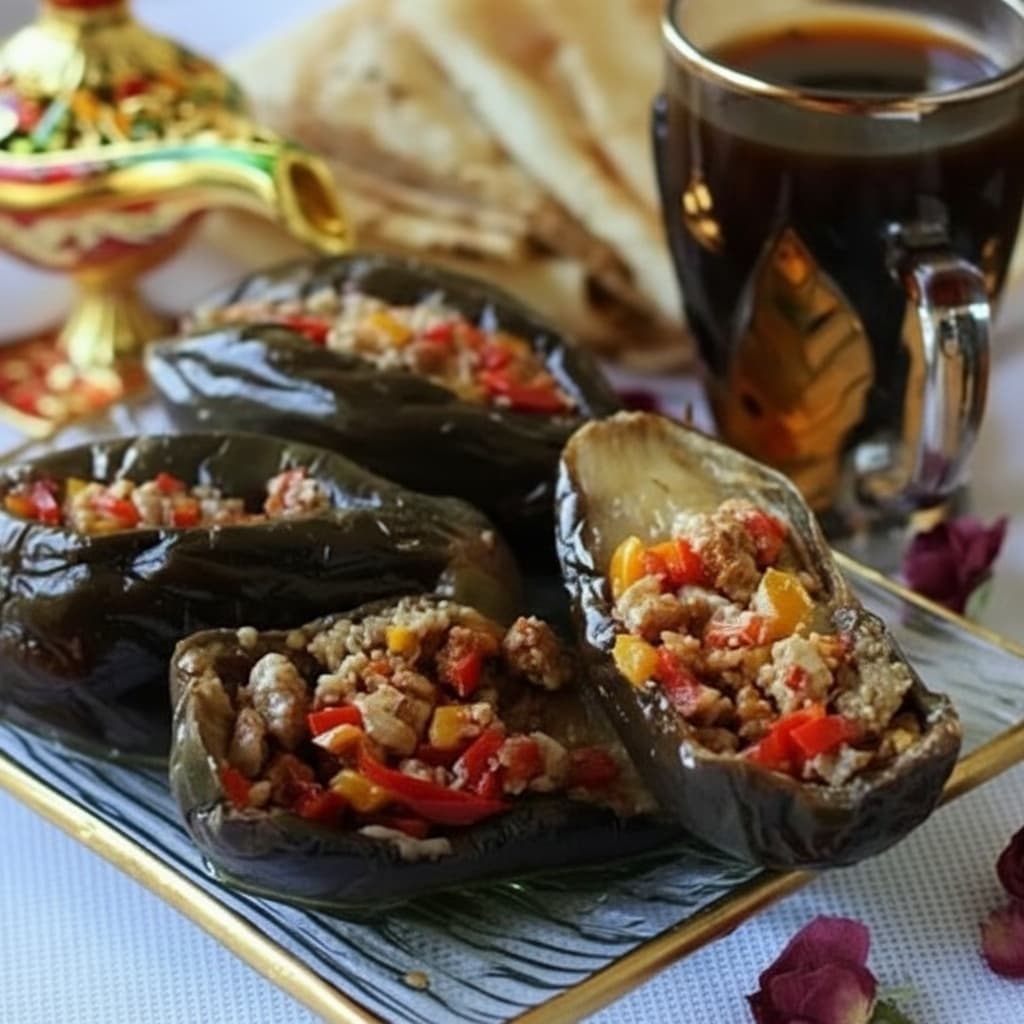 Макдус — острые квашеные баклажаны с ореховой начинкой