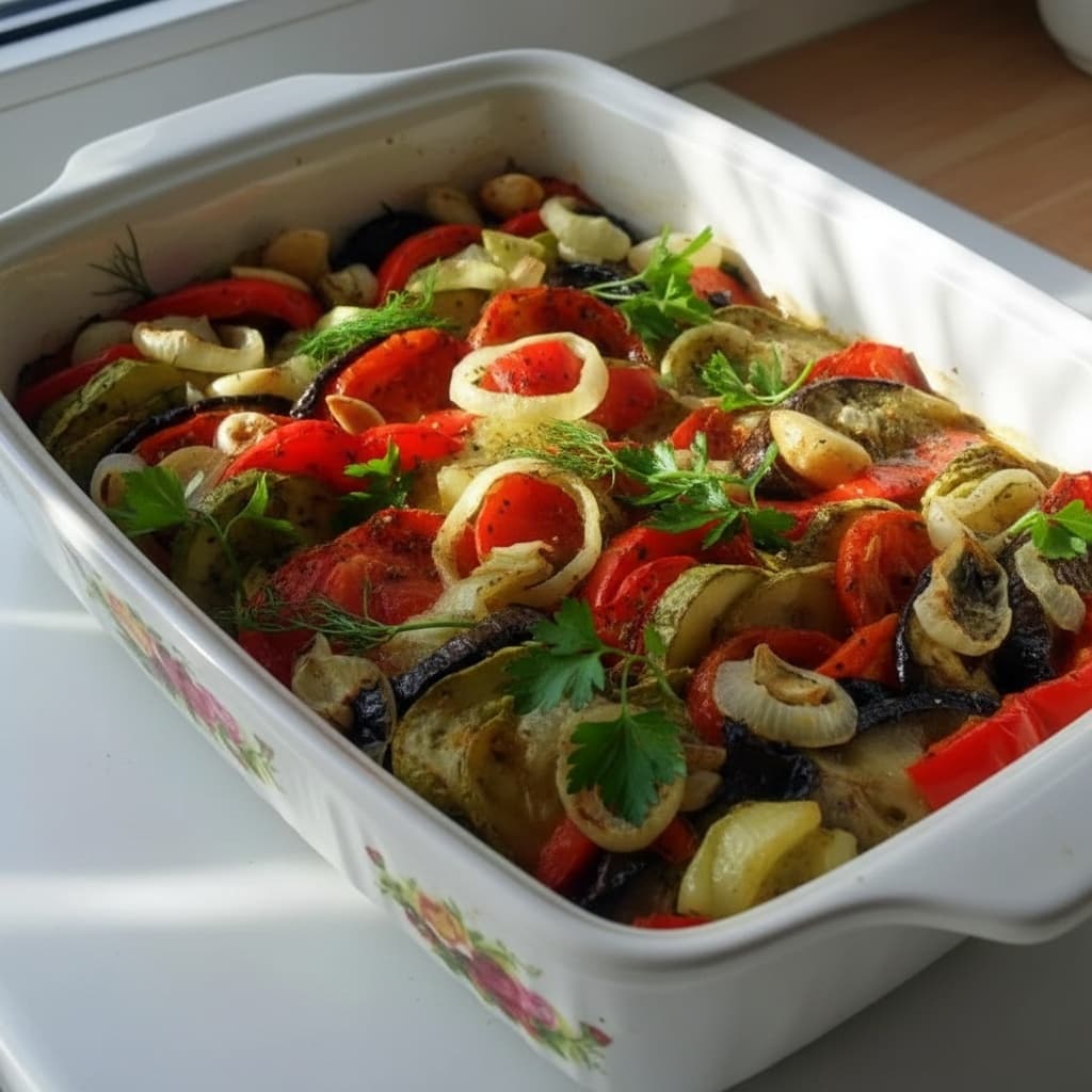 Антипаста из летних овощей